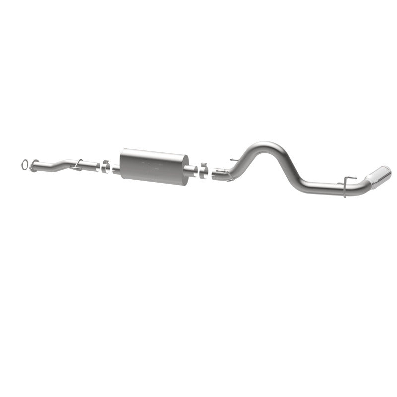 MagnaFlow Cat-Back 2016 Toyota Tacoma 3.5L V6 SS 3in Single Pass Side Exit Rear 4in Tip Magnaflow Catback AXOPROS