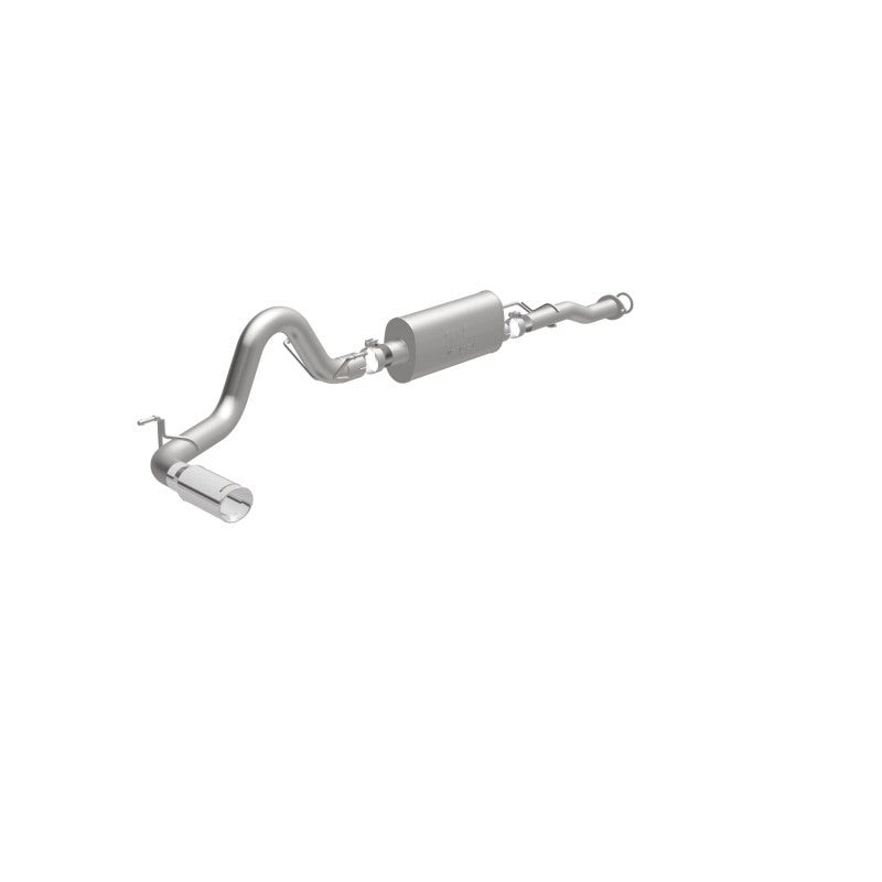 MagnaFlow Cat-Back 2016 Toyota Tacoma 3.5L V6 SS 3in Single Pass Side Exit Rear 4in Tip Magnaflow Catback AXOPROS