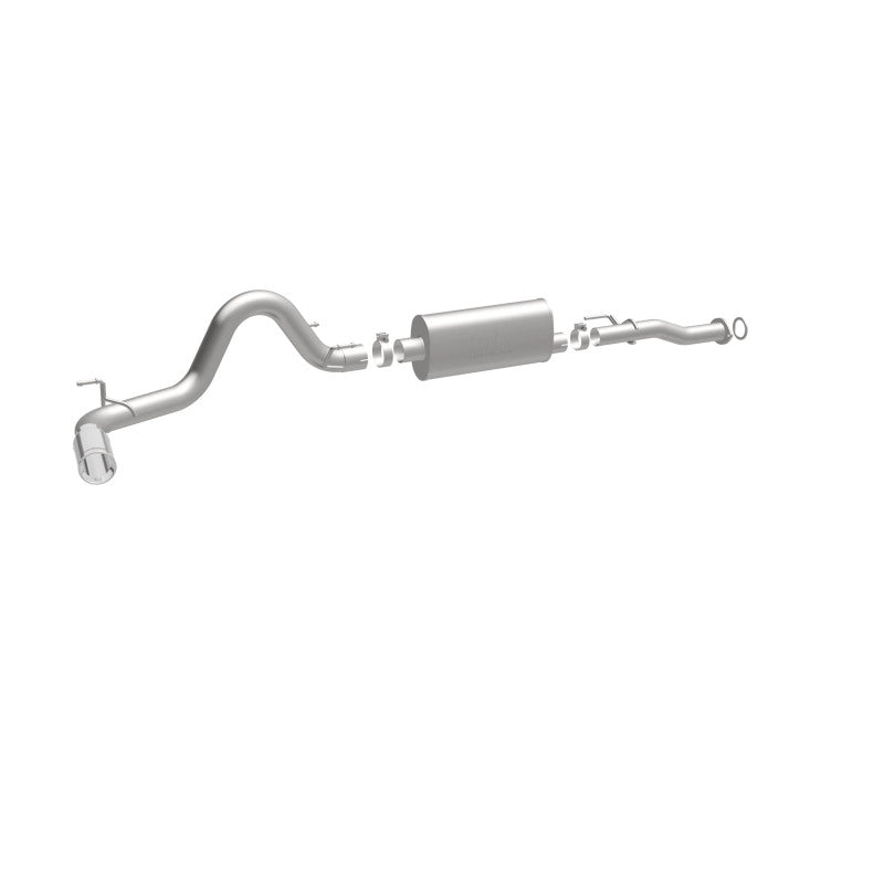 MagnaFlow Cat-Back 2016 Toyota Tacoma 3.5L V6 SS 3in Single Pass Side Exit Rear 4in Tip Magnaflow Catback AXOPROS