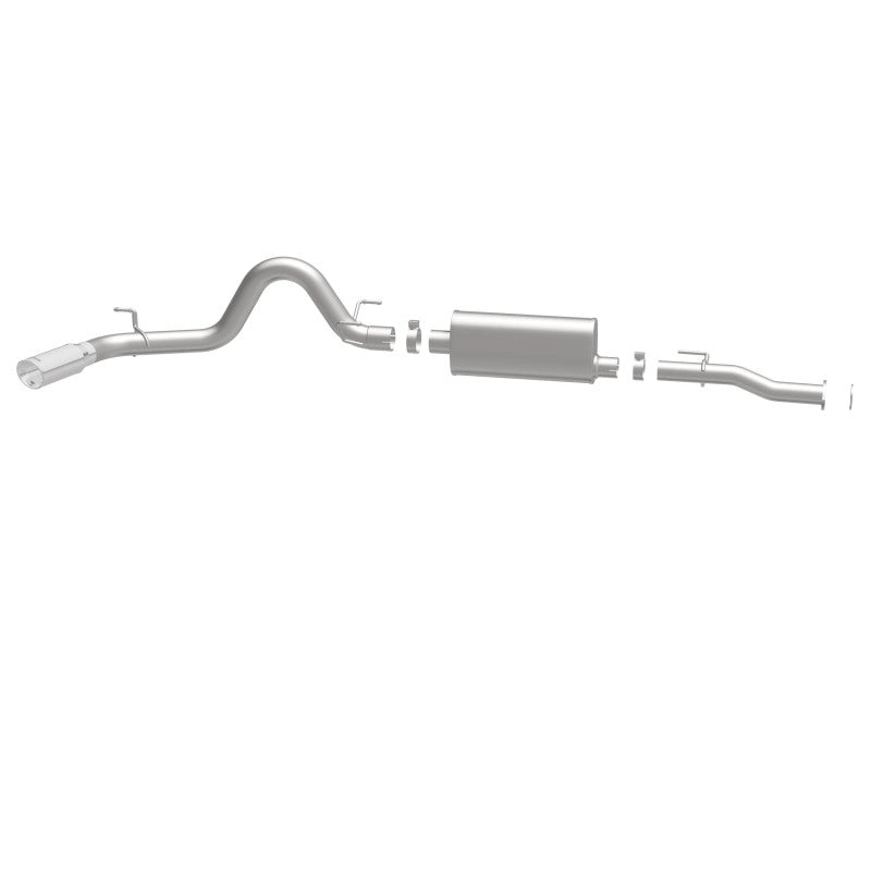 MagnaFlow Cat-Back 2016 Toyota Tacoma 3.5L V6 SS 3in Single Pass Side Exit Rear 4in Tip Magnaflow Catback AXOPROS