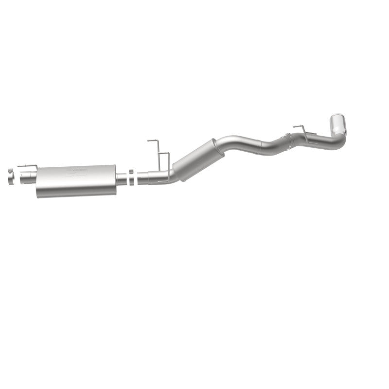 MagnaFlow Cat-Back, SS, 4in, Single Pass Side Rear Exit 5in Tip 14-15 Ram 2500 6.4L V8 CC LB/MC SB Magnaflow Catback AXOPROS