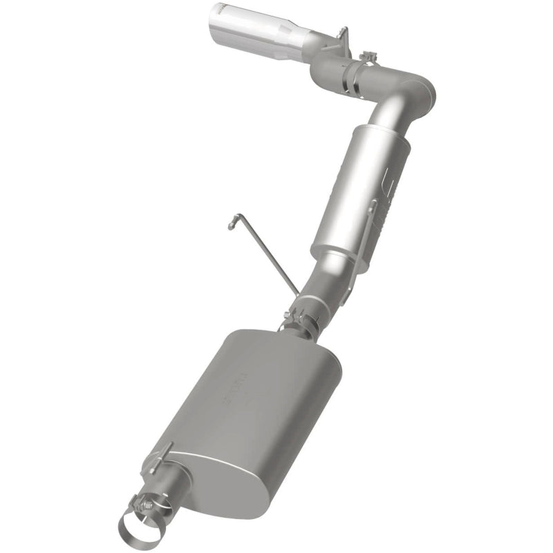 MagnaFlow Cat-Back, SS, 4in, Single Pass Side Rear Exit 5in Tip 14-15 Ram 2500 6.4L V8 CC LB/MC SB Magnaflow Catback AXOPROS