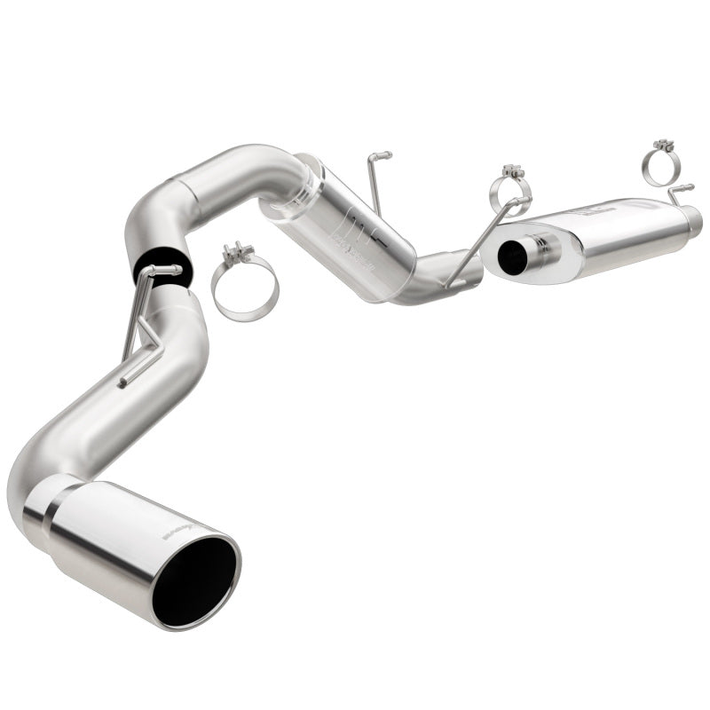 MagnaFlow Cat-Back, SS, 4in, Single Pass Side Rear Exit 5in Tip 14-15 Ram 2500 6.4L V8 CC LB/MC SB Magnaflow Catback AXOPROS