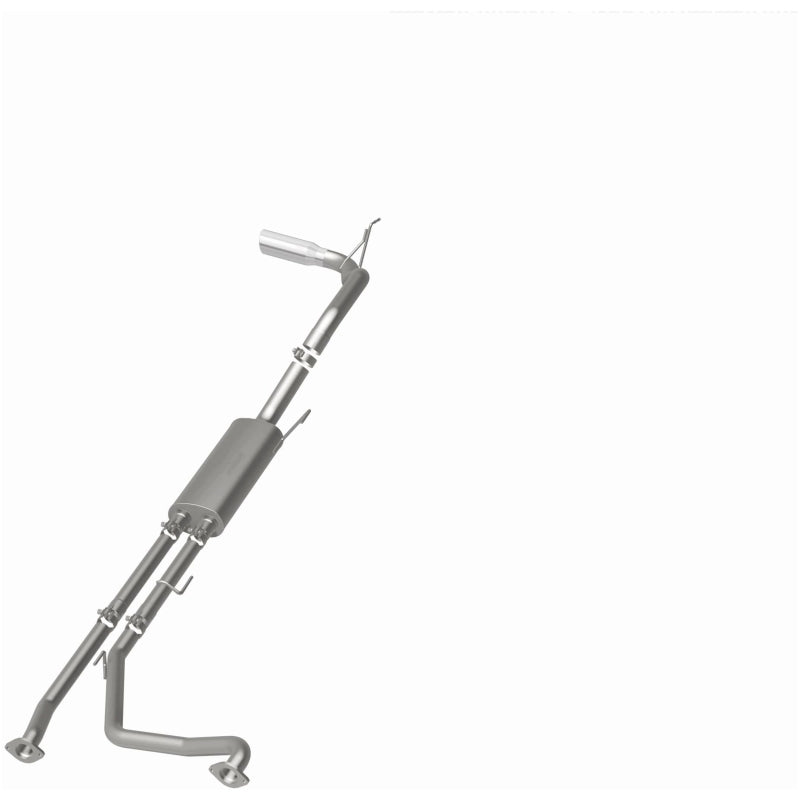 MagnaFlow CatBack 07-15 Nissan Titan V8 LGAS/LFLEX Single MF Polished Stainless Exhaust Magnaflow Catback AXOPROS