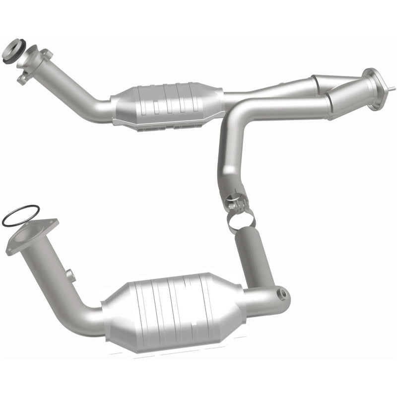 MagnaFlow Conv DF 02-06 Cadillac Escalade / 02-06 Chevy Avalanche 5.3L Dual Conv Y-Pipe Assembly 2WD Magnaflow Catalytic Converter Direct Fit  AXOPROS