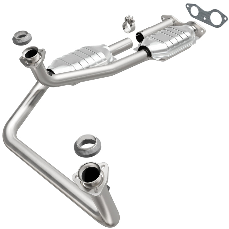 MagnaFlow Conv DF GM Truck/Suv Dual Outlet 96 Magnaflow Catalytic Converter Direct Fit AXOPROS