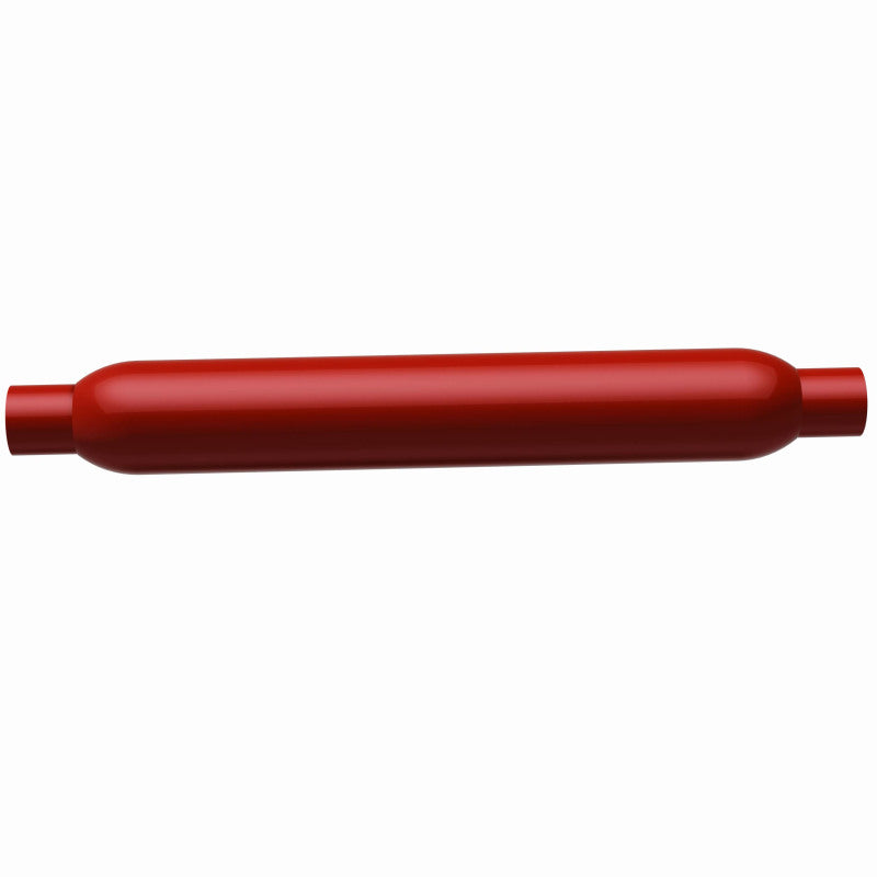 MagnaFlow Muffler Red Pack Series Glasspack 3.5in Rd 22in Body Length 2in/2in Inlet/Outlet Magnaflow Muffler AXOPROS