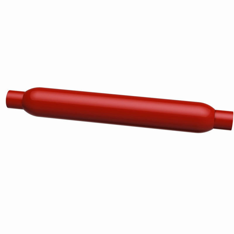 MagnaFlow Muffler Red Pack Series Glasspack 3.5in Rd 22in Body Length 2in/2in Inlet/Outlet Magnaflow Muffler AXOPROS