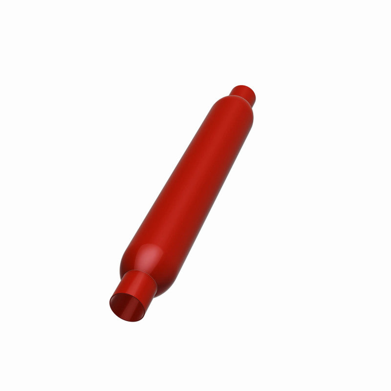 MagnaFlow Muffler Red Pack Series Glasspack 3.5in Rd 22in Body Length 2in/2in Inlet/Outlet Magnaflow Muffler AXOPROS
