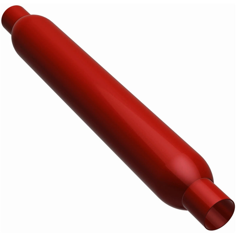 MagnaFlow Muffler Red Pack Series Glasspack 3.5in Rd 22in Body Length 2in/2in Inlet/Outlet Magnaflow Muffler AXOPROS