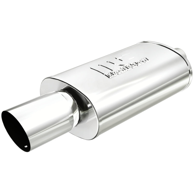 MagnaFlow Muffler W/Tip Mag SS 14X5X8 2.25/4. Magnaflow Muffler AXOPROS