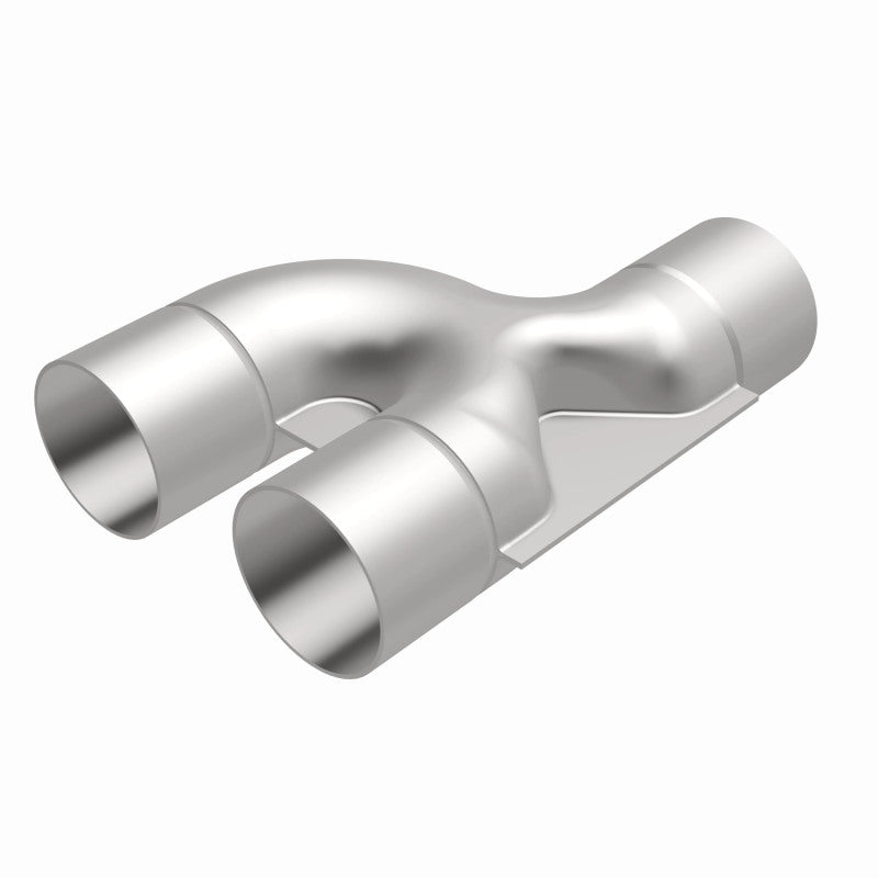 MagnaFlow Smooth Trans Y 2.50inch SS 90 deg. Magnaflow Y Pipes  AXOPROS