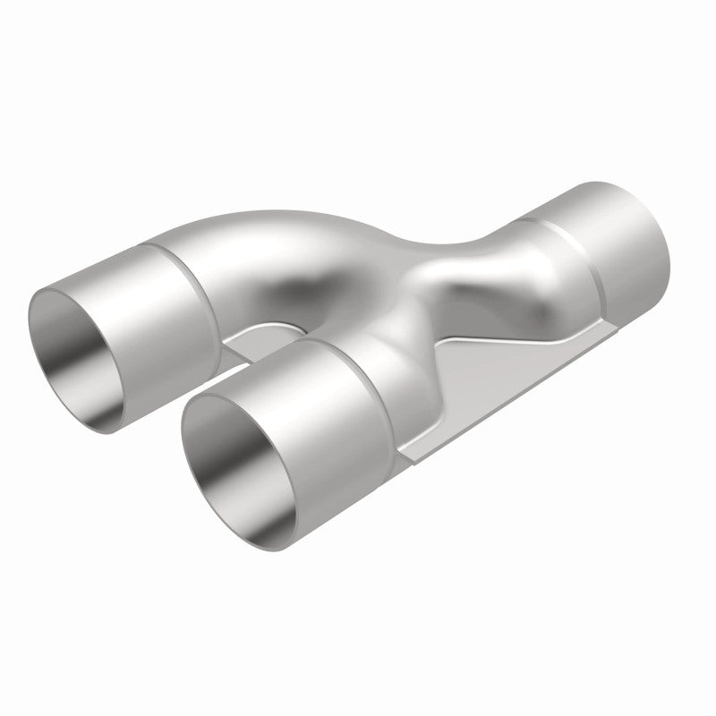 MagnaFlow Smooth Trans Y 2.50inch SS 90 deg. Magnaflow Y Pipes  AXOPROS
