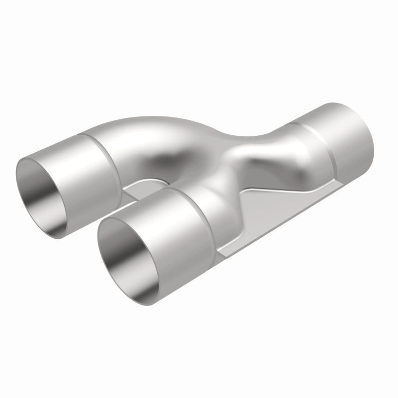 MagnaFlow Smooth Trans Y 2.50inch SS 90 deg. Magnaflow Y Pipes  AXOPROS