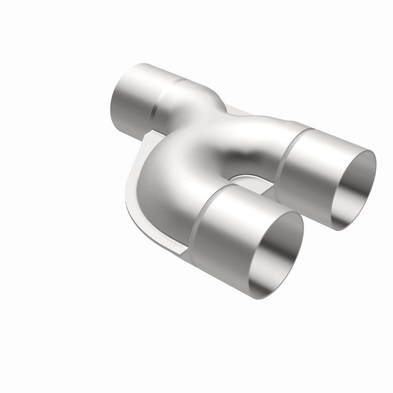 MagnaFlow Smooth Trans Y 2.50inch SS 90 deg. Magnaflow Y Pipes  AXOPROS