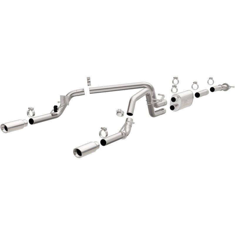 MagnaFlow Stainless Cat-Back Exhaust 2015 Chevy Colorado/GMC Canyon Dual Split Rear Exit 3.5in Magnaflow Catback AXOPROS