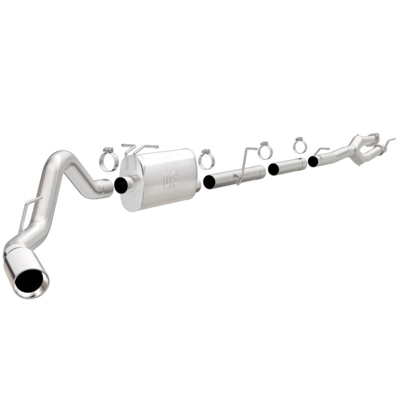 MagnaFlow Sys C/B 11-15 Ford Super Duty F250 6.2L EC CC, SS 3.5in Single Rear Pass Side Ext 5in Tip Magnaflow Catback AXOPROS