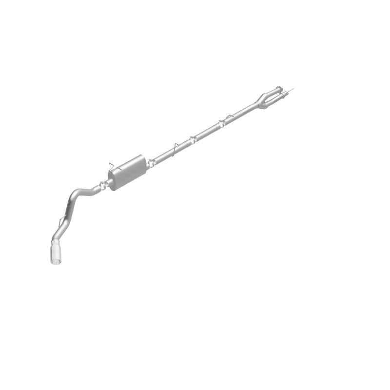 MagnaFlow Sys C/B 11-15 Ford Super Duty F250 6.2L EC CC, SS 3.5in Single Rear Pass Side Ext 5in Tip Magnaflow Catback AXOPROS