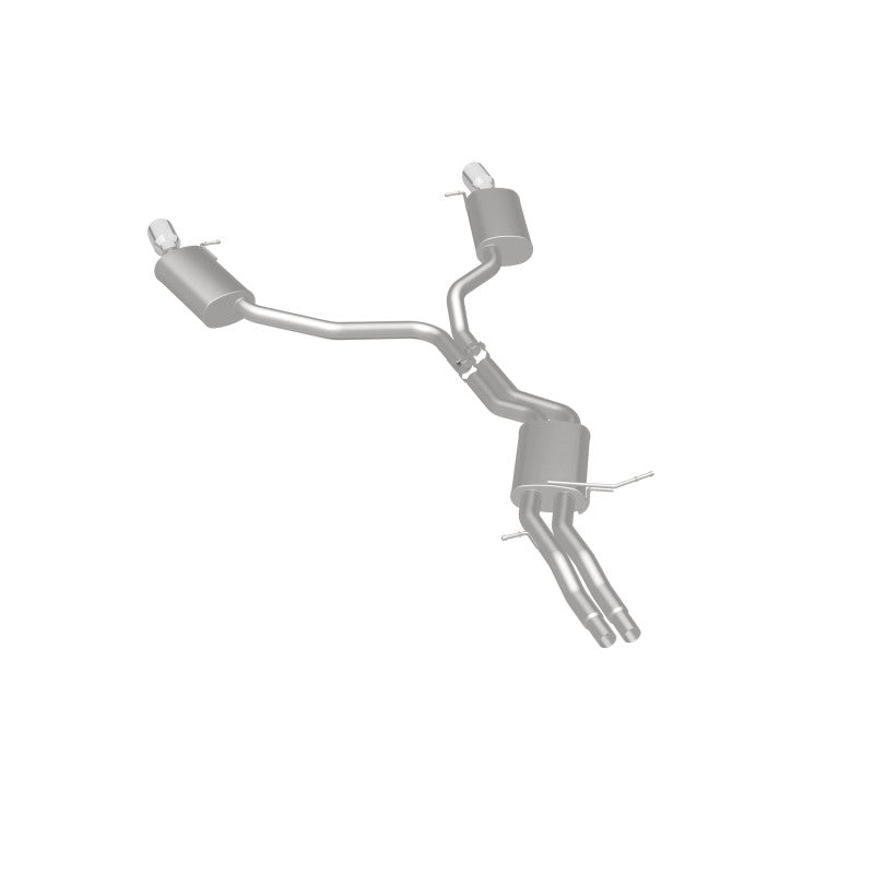 MagnaFlow Sys C/B 12-15 Audi A6 / A7 3.0L V6 SS 2.5in Dual Split Rear Ext 4in Tips Magnaflow Catback AXOPROS