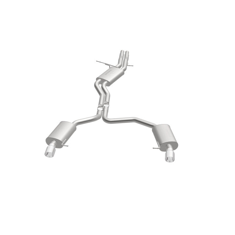 MagnaFlow Sys C/B 12-15 Audi A6 / A7 3.0L V6 SS 2.5in Dual Split Rear Ext 4in Tips Magnaflow Catback AXOPROS