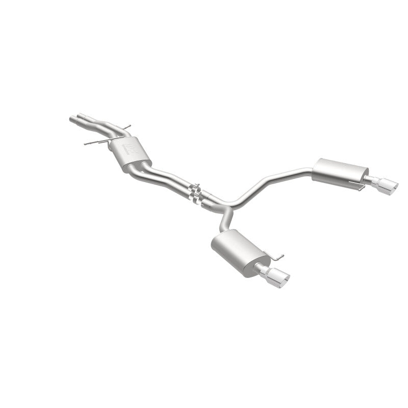 MagnaFlow Sys C/B 12-15 Audi A6 / A7 3.0L V6 SS 2.5in Dual Split Rear Ext 4in Tips Magnaflow Catback AXOPROS