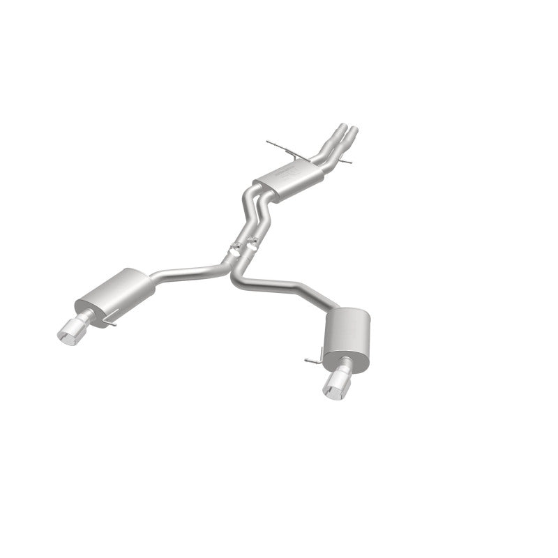 MagnaFlow Sys C/B 12-15 Audi A6 / A7 3.0L V6 SS 2.5in Dual Split Rear Ext 4in Tips Magnaflow Catback AXOPROS