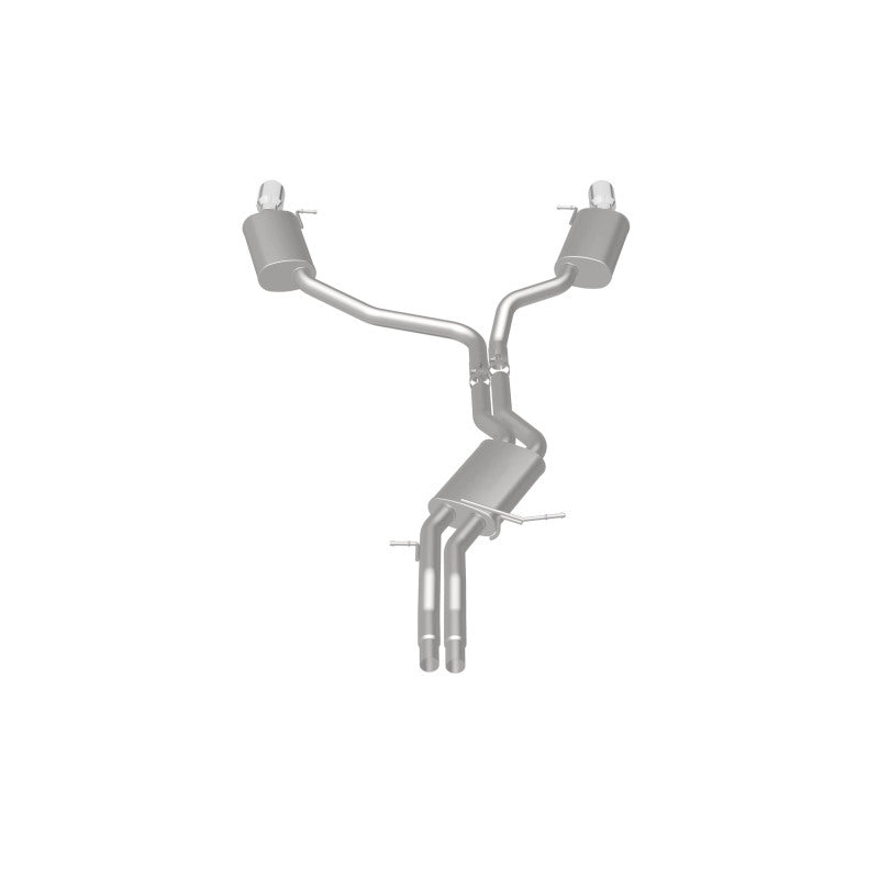 MagnaFlow Sys C/B 12-15 Audi A6 / A7 3.0L V6 SS 2.5in Dual Split Rear Ext 4in Tips Magnaflow Catback AXOPROS