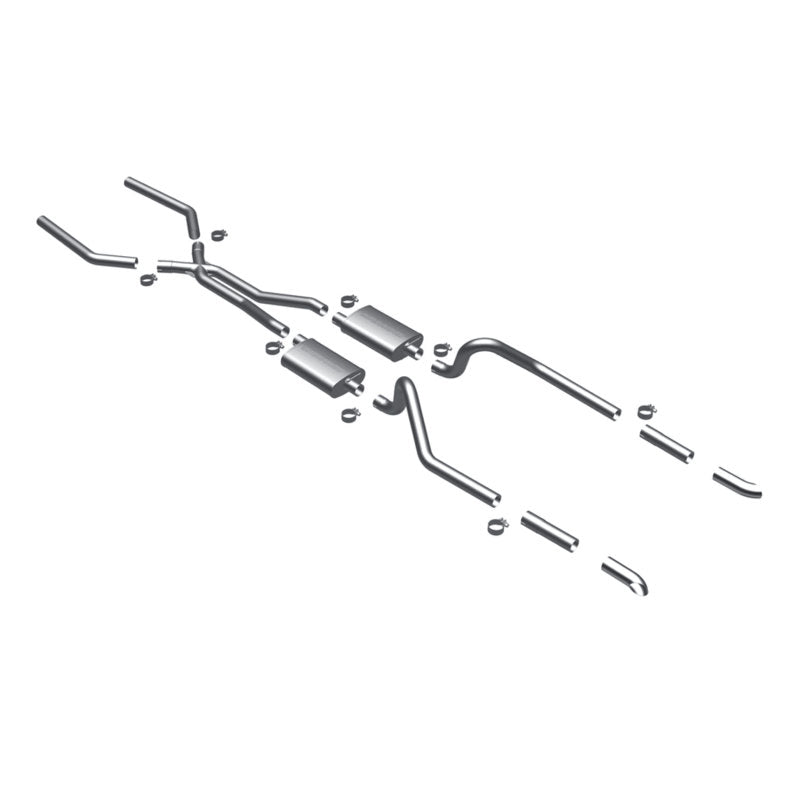 MagnaFlow SYS C/B 67-70 Mustang 2.50inch w/Tru-X Magnaflow Catback AXOPROS