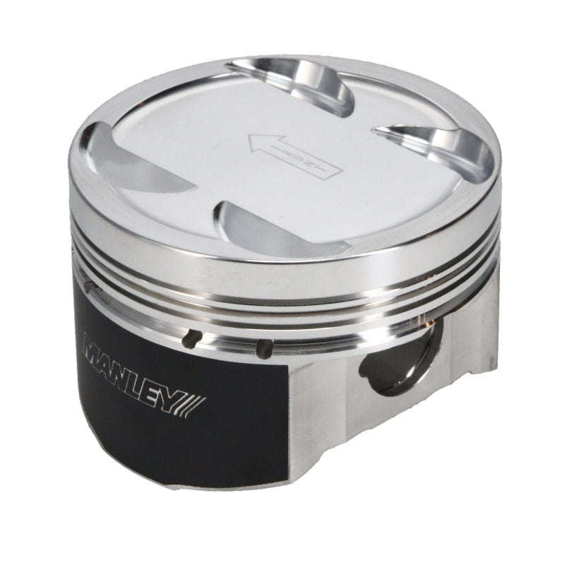Manley 03-06 Evo 8/9 (7 Bolt 4G63T) 85mm STD Bore 8.5:1 Dish Pistons w/ Rings Manley Performance Piston Sets - Forged - 4cyl AXOPROS