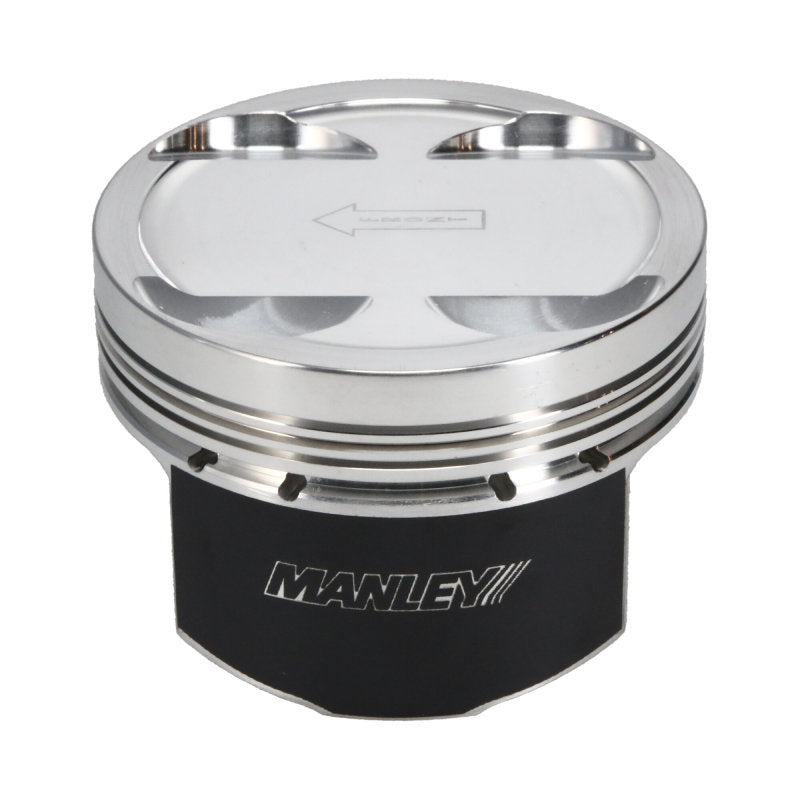 Manley 03-06 Evo 8/9 (7 Bolt 4G63T) 85mm STD Bore 8.5:1 Dish Pistons w/ Rings Manley Performance Piston Sets - Forged - 4cyl AXOPROS