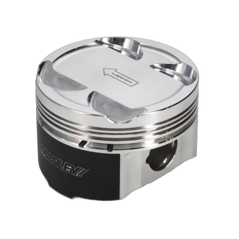 Manley 93-98 Toyota Supra Turbo (2JZGTE) 86.5mm +.5mm Oversized Bore 8.5:1 Dish Piston Set with Ring Manley Performance Piston Sets - Forged - 6cyl AXOPROS