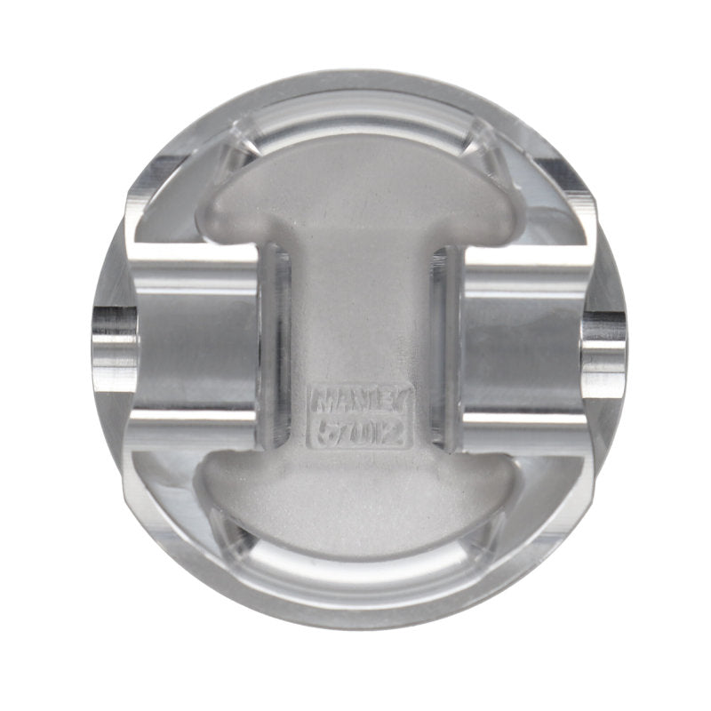 Manley BMW N54B30 32cc Platinum Series Dish Piston Set - 84.5mm Bore Manley Performance Piston Sets - Forged - 6cyl AXOPROS