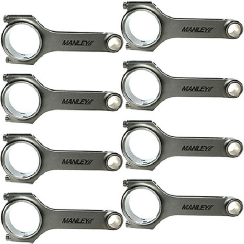 Manley Chevy Small Block LS-1 6.125in H Beam w/ ARP 2000 Connecting Rod Set Manley Performance Connecting Rods - 8Cyl AXOPROS