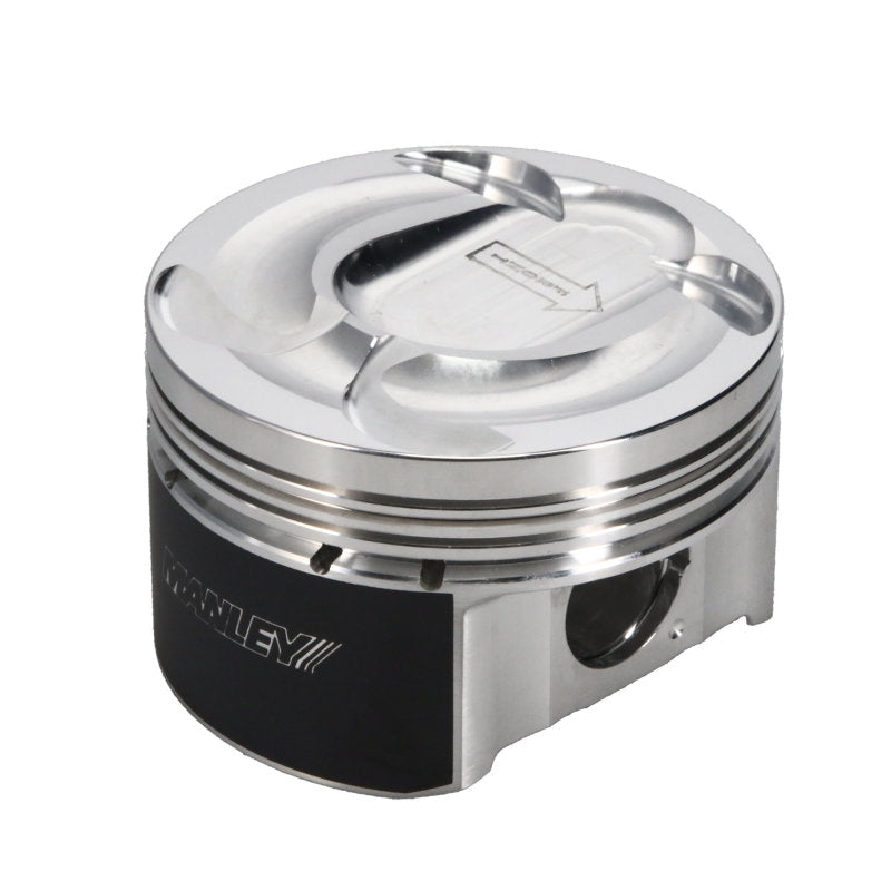 Manley Ford 2.0L EcoBoost 88mm +.5mm Size Bore 9.3:1 Dish Extreme Duty Piston Set Manley Performance Piston Sets - Forged - 4cyl AXOPROS