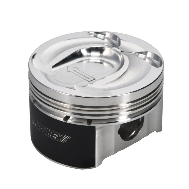 Manley Ford 2.0L EcoBoost 88mm +.5mm Size Bore 9.3:1 Dish Piston Set Manley Performance Piston Sets - Forged - 4cyl AXOPROS