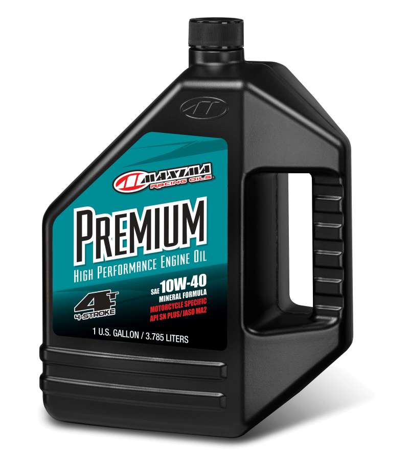 Maxima Premium 4T 10W40 Mineral Engine Oil - 128oz Maxima Motor Oils AXOPROS