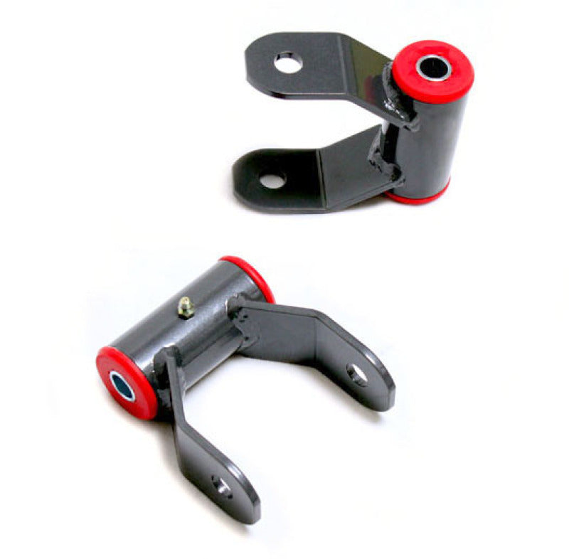 MaxTrac 15-18 Ford F-150 2WD/4WD 1in Rear Lift Shackles Maxtrac Shackle Kits AXOPROS