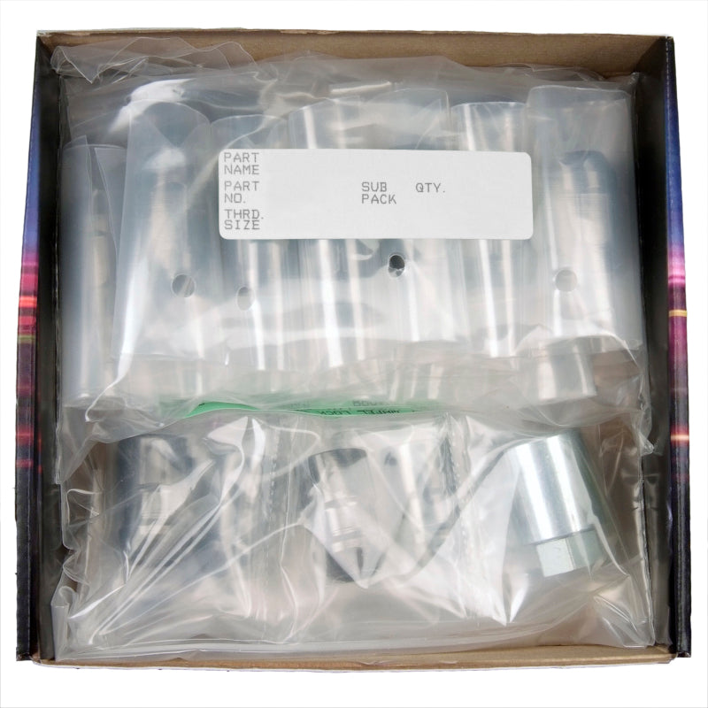 McGard 5 Lug Hex Install Kit w/Locks (Cone Seat Nut / Bulge) M12X1.5 / 3/4 Hex / 1.45in. L - Black McGard Lug Nuts  AXOPROS