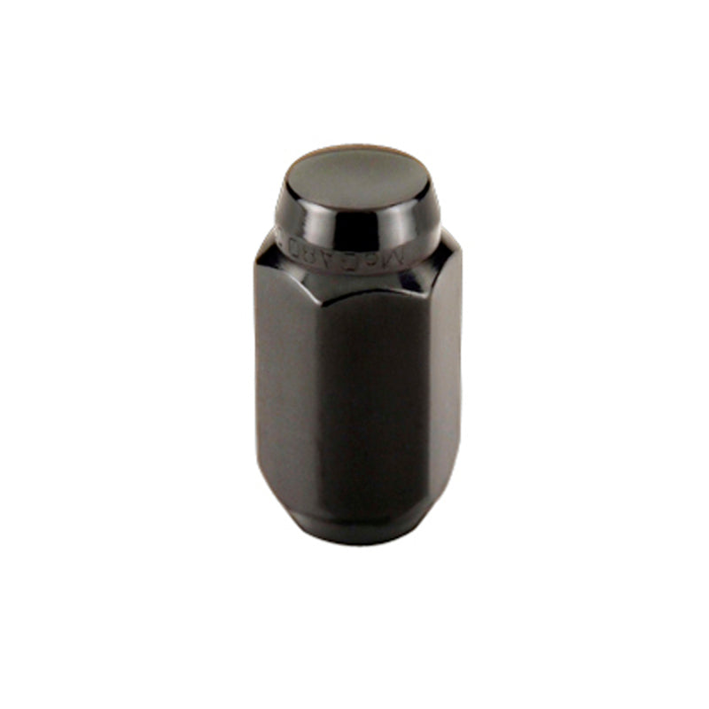 McGard Hex Lug Nut (Cone Seat) M14X1.5 / 22mm Hex / 1.635in. Length (4-Pack) - Black McGard Lug Nuts  AXOPROS