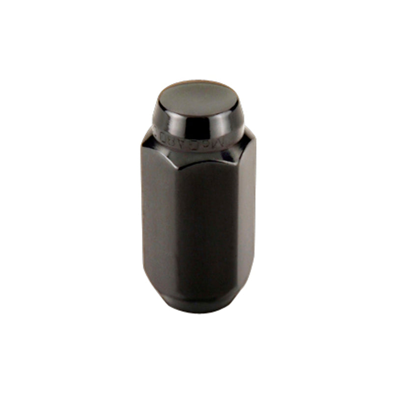 McGard Hex Lug Nut (Cone Seat) M14X1.5 / 22mm Hex / 1.945in. Length (4-Pack) - Black McGard Lug Nuts  AXOPROS