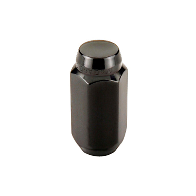 McGard Hex Lug Nut (Cone Seat) M14X1.5 / 22mm Hex / 1.945in. Length (4-Pack) - Black McGard Lug Nuts  AXOPROS