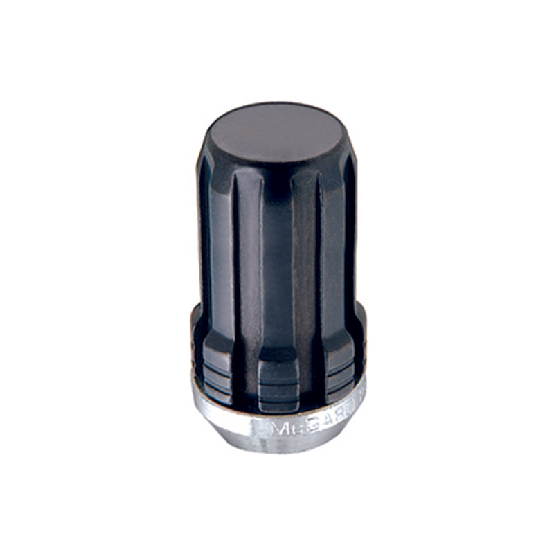 McGard SplineDrive Lug Nut (Cone Seat) M14X1.5 / 1.648in. Length (4-Pack) - Black (Req. Tool) McGard Lug Nuts  AXOPROS