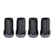 McGard SplineDrive Lug Nut (Cone Seat) M14X1.5 / 1.648in. Length (4-Pack) - Black (Req. Tool) McGard Lug Nuts  AXOPROS