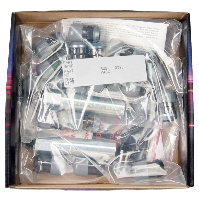 McGard SplineDrive Tuner 4 Lug Install Kit w/Locks & Tool (Cone) M12X1.5 / 13/16 Hex - Black McGard Lug Nuts  AXOPROS