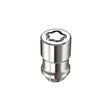 McGard Wheel Lock Nut Set - 4pk. (Cone Seat) M12X1.5 / 19mm & 21mm Dual Hex / 1.46in. L - Chrome McGard Lug Nuts  AXOPROS