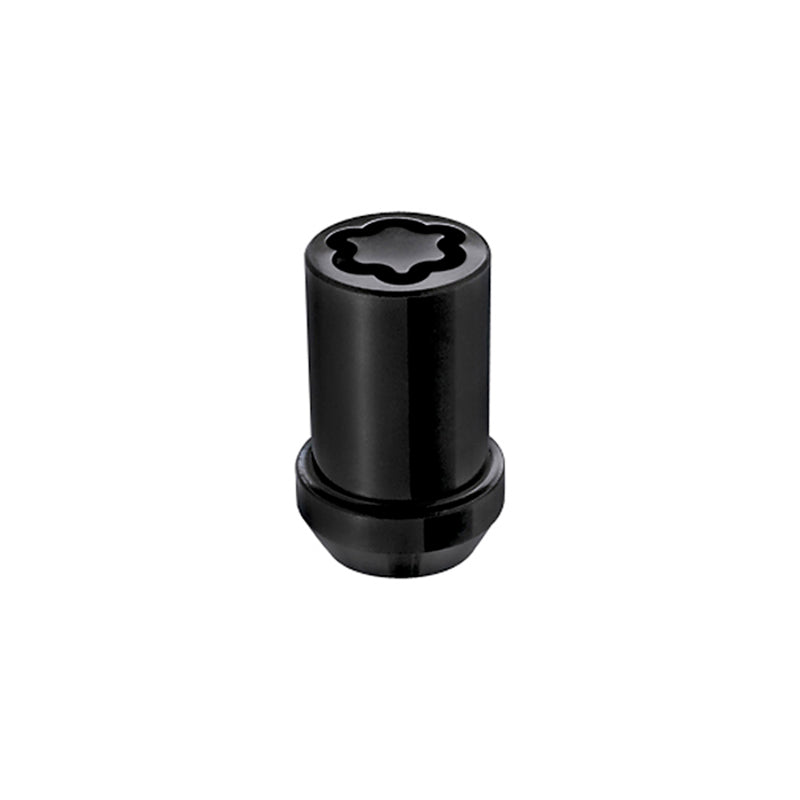 McGard Wheel Lock Nut Set - 4pk. (Tuner / Cone Seat) M12X1.5 / 13/16 Hex / 1.24in. Length - Black McGard Lug Nuts  AXOPROS