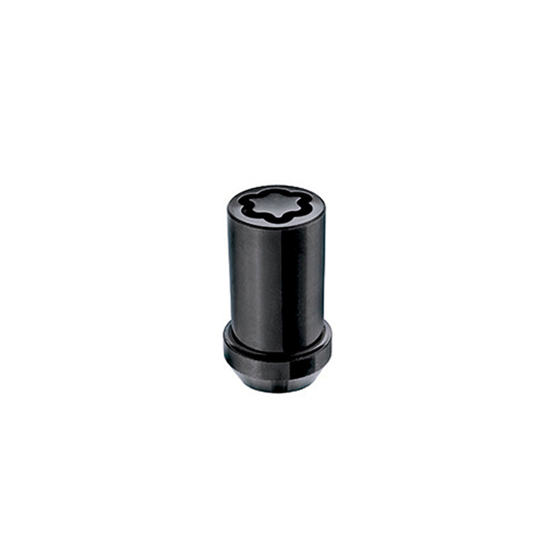 McGard Wheel Lock Nut Set - 4pk. (Tuner / Cone Seat) M14X1.5 / 22mm Hex / 1.648in. Length - Black McGard Lug Nuts  AXOPROS