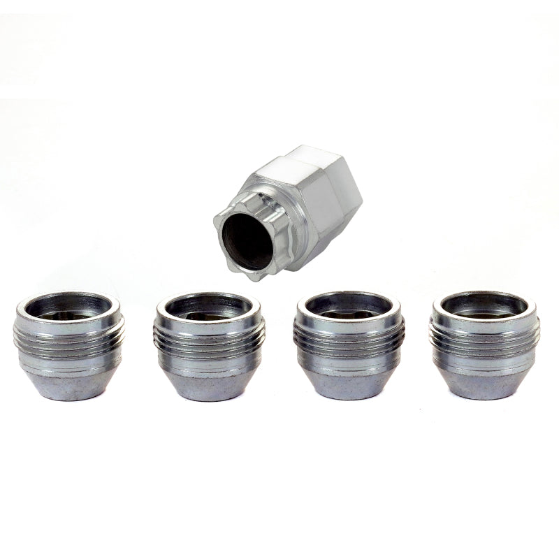 McGard Wheel Lock Nut Set - 4pk. (Under Hub Cap / Cone Seat) M12X1.5 / 19mm & 21mm Hex / .775in. L McGard Lug Nuts  AXOPROS