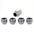 McGard Wheel Lock Nut Set - 4pk. (Under Hub Cap / Cone Seat) M12X1.5 / 19mm & 21mm Hex / .775in. L McGard Lug Nuts  AXOPROS