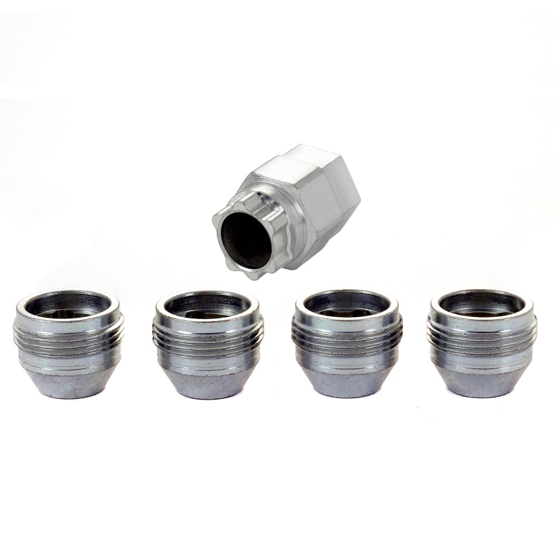 McGard Wheel Lock Nut Set - 4pk. (Under Hub Cap / Cone Seat) M12X1.5 / 19mm & 21mm Hex / .775in. L McGard Lug Nuts  AXOPROS
